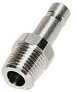 Legris LF3800 stainless steel male stud standpipe BSPT 