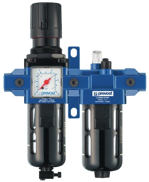Prevost ALTO 2 Filter Regulator and Lubricator with Quick Connections