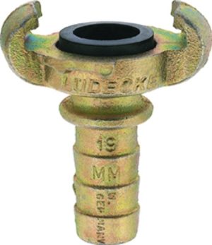 Lüdecke DIN 3489 Hose Claw Coupling with Safety Collar