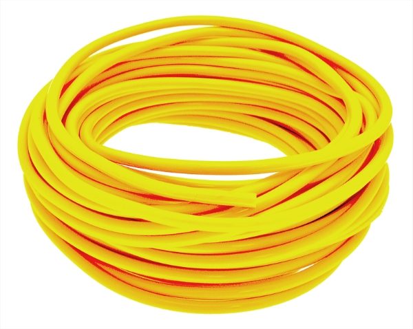 Vale® unreinforced PVC tube 30 metre coil yellow