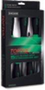 Toptul® Slotted & Phillips Super-Grip Screwdriver Set