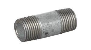 Vale® 3"BSPT Barrel Nipple Galvanised