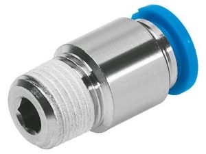Push in Hex Body Male Stud Coupling (BSPT)