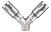 Prevost® BRM 06 Parallel Female Threaded Twin Coupling