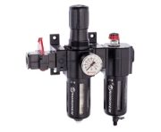 Excelon® Series 74 Manual Drain FRL Set with Valve 1/2BSPP