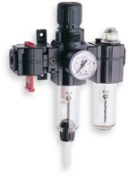 Excelon® Series 72 Manual Drain FRL Set with Valve 1/4BSPP