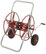 Vale® Pneumatic Wheeled 1"ID Hose Reel (50m)