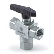 Ham-Let H-6800 Three-Piece Ball Valve with CST Angle