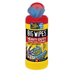Bigwipes™ 4x4 Heavy Duty Cleaning Wipes Tub of 80