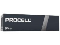 9V PROCELL ALKALINE BATTERIES (PACK 10)