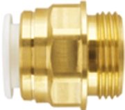 Push-On Speedfit® Brass Male Cylinder Adaptor