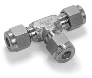 Ham-Let Let-Lok® Monel union tee with Industrial Ancillaries