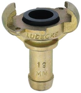 Lüdecke Claw Couplings With Bore For Safety Clips
