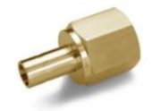 Ham-Let Let-Lok® brass imperial female tube adaptor NPT 