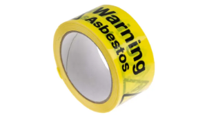 Warning Asbestos tape
